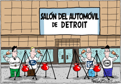 SALON DEL AUTOMOVIL DE DETROIT /  by Bob Englehart