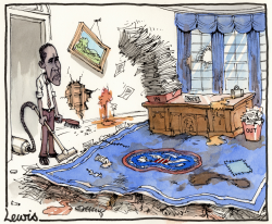 OBAMA CLEANS UP by Peter Lewis