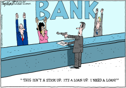 BANKING CRISIS - by Bob Englehart