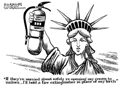 RE-OPENING STATUE OF LIBERTY CROWN by Jimmy Margulies