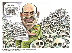 DARFUR GENOCIDE CHARGES by Dave Granlund