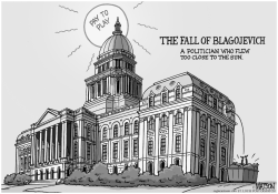 THE FALL OF BLAGOJEVICH by R.J. Matson