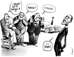 SALARY CAP FOR EXECUTIVES by Patrick Chappatte