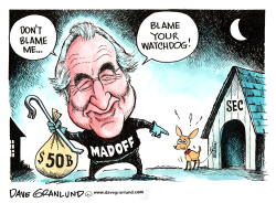 MADOFF  AND SEC by Dave Granlund