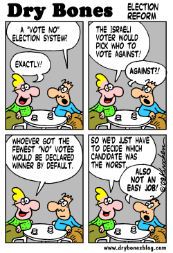 ISRAELI ELECTIONS by Yaakov Kirschen