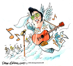 ELVIS MUSIC LIVES ON by Dave Granlund