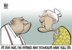 STIMULUS FOR THE ELDERLY,  by Randy Bish