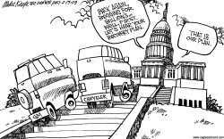 MORE AUTO BAILOUT by Mike Keefe
