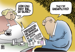 UNEMPLOYED FORECASTERS,  by Randy Bish