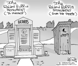 ROLAND BURRIS MONUMENT by Gary McCoy
