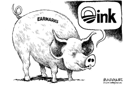 OBAMA EARMARKS by Jimmy Margulies