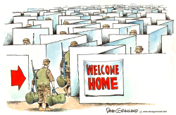 RETURNING TROOPS by Dave Granlund