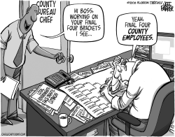 COUNTY GOVERNMENT CUTBACKS by Jeff Parker