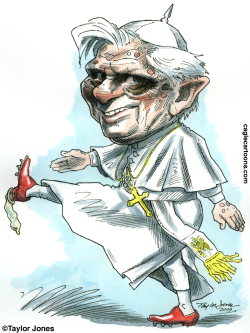 POPE BENEDICT - OUT OF AFRICA  by Taylor Jones