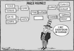 MARCH MADNESS by Bob Englehart