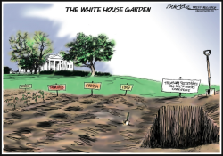 OBAMA WHITE HOUSE GARDEN by J.D. Crowe