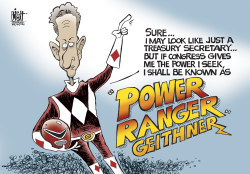 POWER RANGER GEITHNER,  by Randy Bish