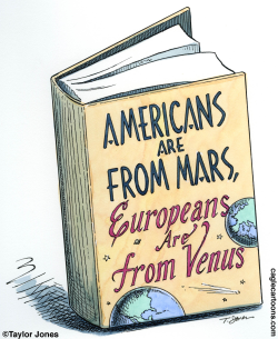 AMERICANS ARE FROM MARS -  by Taylor Jones
