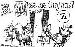 USDA INSPECTORS by Mike Keefe