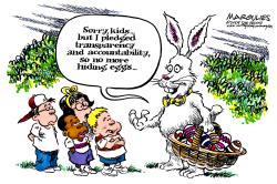 HIDING EASTER EGGS  by Jimmy Margulies