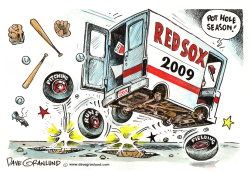  RED SOX BAD START by Dave Granlund