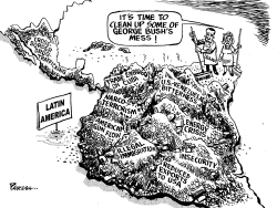 CLEANING LATIN AMERICA by Paresh Nath