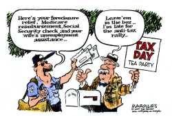 TAX DAY TEA PARTY  by Jimmy Margulies