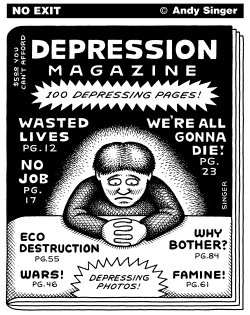 DEPRESSION MAGAZINE by Andy Singer