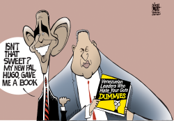 CHAVEZ GIVES OBAMA A BOOK,  by Randy Bish