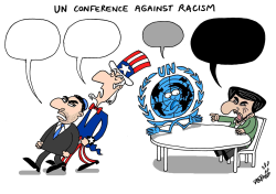 UN CONFERENCE AGAINST RACISM by Stephane Peray
