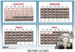 THE FIRST 100 DAYS OF NO- by R.J. Matson