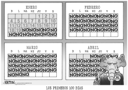 LOS PRIMEROS 100 DIAS DE NO by R.J. Matson