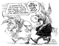 ARLEN SPECTER AND DEMOCRATS by Daryl Cagle