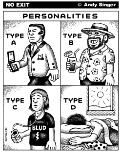 PERSONALITY TYPES by Andy Singer