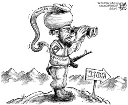  DISTRACTED PAKISTAN by Adam Zyglis