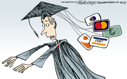 COLLEGE DEBT  by Mike Keefe