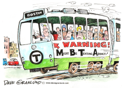 MBTA AND DRIVER TEXTING by Dave Granlund