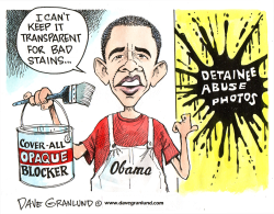 OBAMA AND TRANSPARENCY by Dave Granlund
