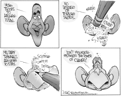 OBAMA CHANGES BW by John Cole