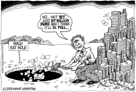 MONEY DOWN A RAT HOLE by Monte Wolverton