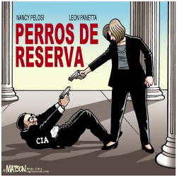 PELOSI EN PERROS DE RESERVA /  by R.J. Matson