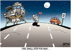 ONE SMALL STEP FOR MAN- by R.J. Matson