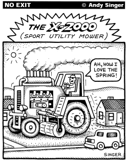 X2000 SPORT UTILITY MOWER by Andy Singer