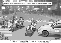 LOCAL NYC- TIMES SQUARE CLOSED TO CARS by R.J. Matson