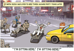LOCAL NYC- TIMES SQUARE CLOSED TO CARS- by R.J. Matson