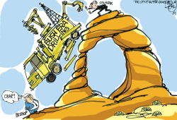 DRILLING IN PARKS by Pat Bagley