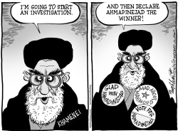 ELECTIONS IN IRAN by Bob Englehart