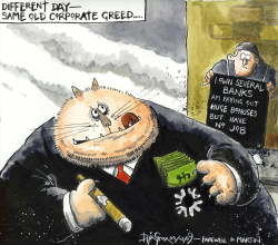 GOOD OLD CORPORATE GREED by Iain Green
