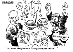 Netanyahu Two State Solution by Jimmy Margulies