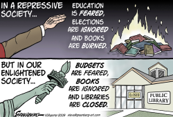 LIBRARY CLOSURES by Steve Greenberg